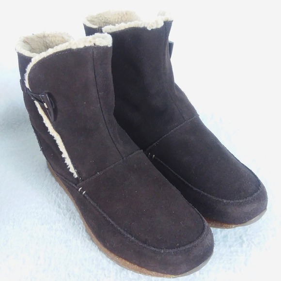 Sporto Winter‎ Snow Boots Faux Fur Lined Brown Womens Size 12M - Picture 5 of 13